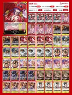 ワンピースカード　赤黄ベロ・ベティデッキ