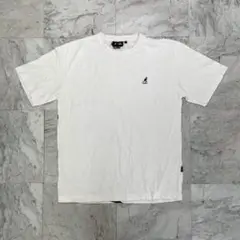 KANGOL　スマイリー　Tシャツ　メンズ M　ホワイト　半袖　刺繍ロゴ