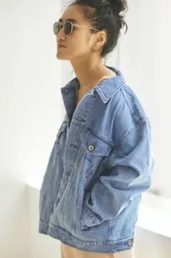 YANUK×金子綾 Over sized Jean Jacket