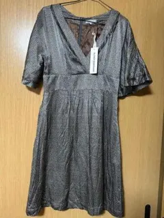 BLANCS MANTEAUX ブランマントー 半袖 ワンピース