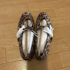 新品　ヒョウ柄 バレエシューズ サイズ38