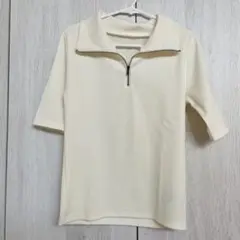 MURUA ハーフジップテレコトップス