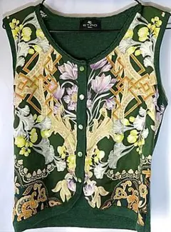 ■ エトロ (ETRO) の【 華やかな色柄のベスト 】サイズ42