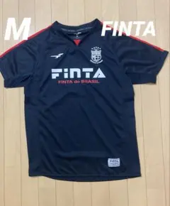 FINTA サッカーシャツ M 黒/赤