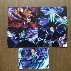 BLEACH ブレソル 特典 ポストカード 全種 5枚セット　コンプリート