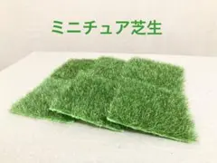 ミニチュア　芝生　フェイク　ジオラマ　ミニ芝生　フェイク芝生　草　人工芝