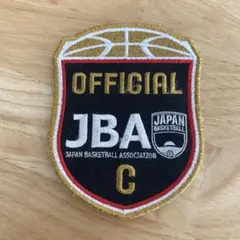 バスケ　審判　ワッペン 超美品 JBA 審判 公認 ワッペン バスケットボール C級