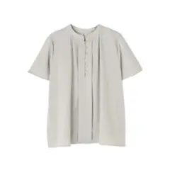 N. Natural Beauty Basic* フロントタックボタンブラウス