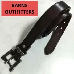 BARNS OUTIFITTERS バーンズ 肉厚レザー オシャレバックルベルト