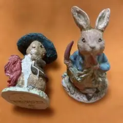 ピーターラビット置き物