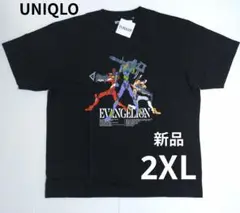 新品　ユニクロ　SFアニメUT エヴァンゲリオン　Tシャツ ブラック　2XL
