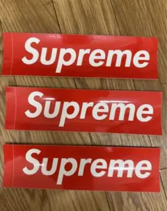 Supreme ステッカー 3枚セット 赤