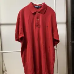 Polo by Ralph Lauren レッドポロシャツ Lサイズ