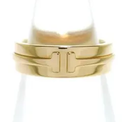 ティファニー リング美品 T TWO K18PG