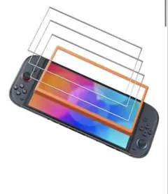 Amzhfeng 対応 Switch 2 保護フィルム 3枚セット