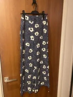 花柄パンツネイビー