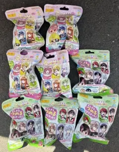 びっくらたまご つむまる vol.1、2 カラフルピーチ バスボール 8点セット