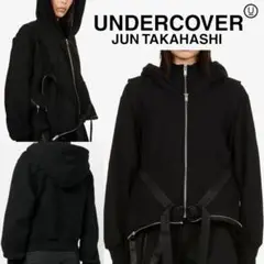 Undercover 現行品 2 レイヤード バックルストラップ フーデッド