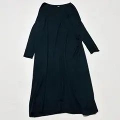 Yoli Simple onepiece コットン カシミヤ ブラック