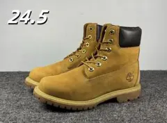Timberlandブラウン ハイカットブーツ 24.5cm