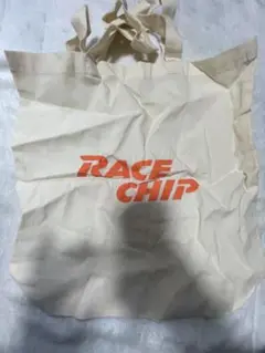 【即日配送】RACE CHIP エコバッグ クリーム　早い者勝ち　未使用　一点物