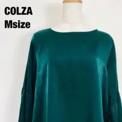 COLZA コルザ　長袖　ブラウス　スウェード風　H1