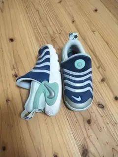 Nike スリッポンシューズ ネイビー/シルバー