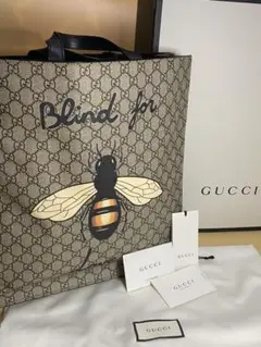 美品★GUCCI グッチ GGスプリーム ビー 蜂 ハチ 25 トートバッグ