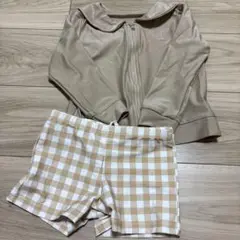 テータテート　くま　ラッシュガード　水着　2点セット