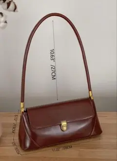 ハンドルバック　チョコレートブラウン