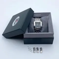 【超美品】ティソ TISSOT メンズ 時計 腕時計 レクタングル カレンダー