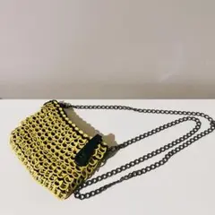 BOTTLETOP イエロー ブラック ショルダーバッグ