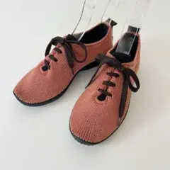 ARCOPEDICO スニーカー ニット　36 黒　オレンジ