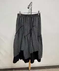 値下げ☆ABITOKYO チェック柄フリルスカート☆大人気☆