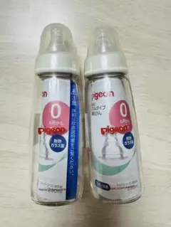【新品未使用】pigeon スリムタイプ 哺乳びん（耐熱ガラス製） 200ml
