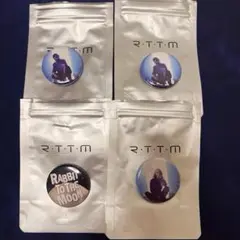 【未使用】Wurts 缶バッジ　ガチャ　4個セット　バンド