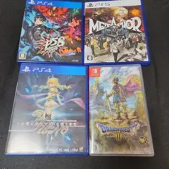 PS4,PS5・Switchゲーム4本セット