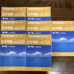 希少　四谷大塚　学校別予習シリーズ　浅野中学　対策コース　テキスト　テスト　一式 希少 四谷大塚 学校別予習シリーズ 浅野中学 対策コース