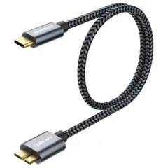 SUNGUY USB C to Micro B 3.1 ケーブル 0.5M