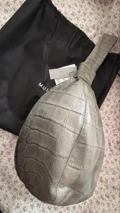 新品未使用★M.U.L キャンディクラッチ　　ホワイトヌバック　汚し加工　レア