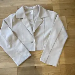 エムライン　ショートジャケット　ベージュ