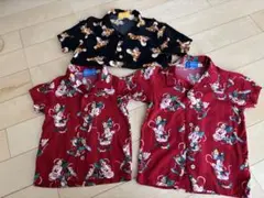 アロハシャツ　ミニー　ディズニー　100 半そで　Tシャツ
