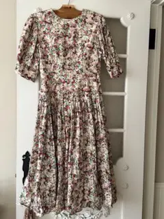 ルールロジェット花柄半袖ワンピース新品