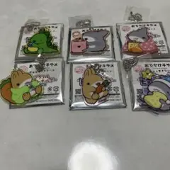 キャラ福くじ　おでかけ子ザメ E賞 アクリルキーホルダー 6セット
