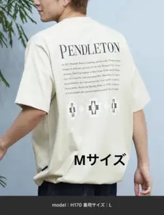 PENDLETON ペンドルトン 半袖Tシャツ バックプリント ドローコード