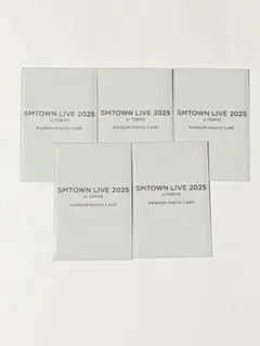 SMTOWN 2025 TOKYO トレカ ラントレ 未開封 5枚セット