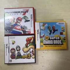 3DS マリオカート7・ニュースーパーマリオブラザーズ・マリオ＆ルイージRPG3