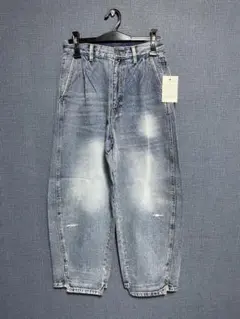 新品 イエン YENN CURVED SEAM DENIM PT 36