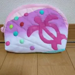 ハワイアンキルトポーチ【ピンクホヌ】