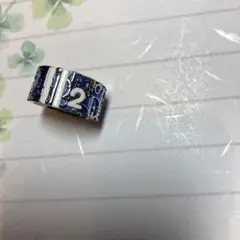 クリスチャンディオール❤️ブルーにブランドの模様 2の数字